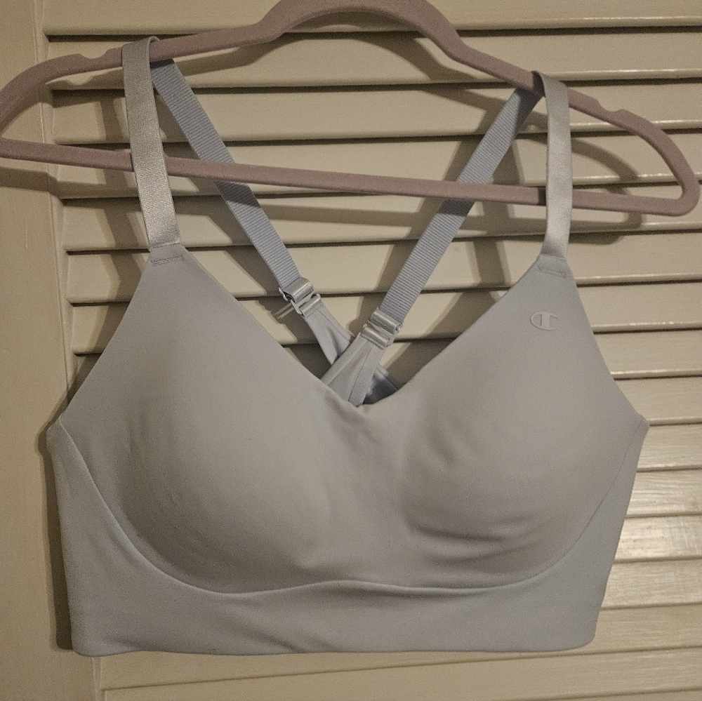 Champion Women's Light Blue Sports Bra New Size 2xl